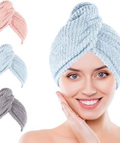 Microfiber Hair Towel for Teens & Women