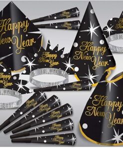 Beistle Happy New Year Shimmer Assortment for 10 People