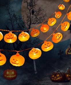 Halloween Pumpkin String Lights