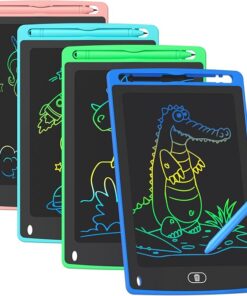 4-Pack LCD Writing Tablet for Kids, 8.5 Inch Doodle Board