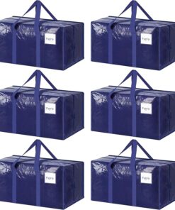 6 Pack Extra Heavy Duty Large Moving Bags