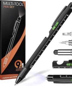 9-in-1 Multitool Pen, Stocking Stuffers for Men