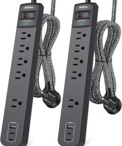 Power Strip Surge Protector 2 Pack