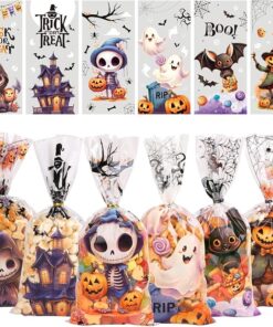Halloween Cellophane Treat Bags 180pcs