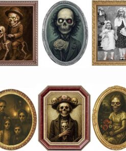 Halloween Scary Wall Decor 6 Pack