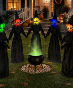 Light Up Holding Hands Halloween Decorations 5 Pack