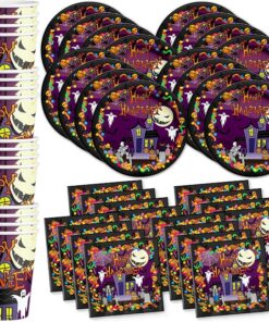 Happy Halloween Party Celebration Supplies Set